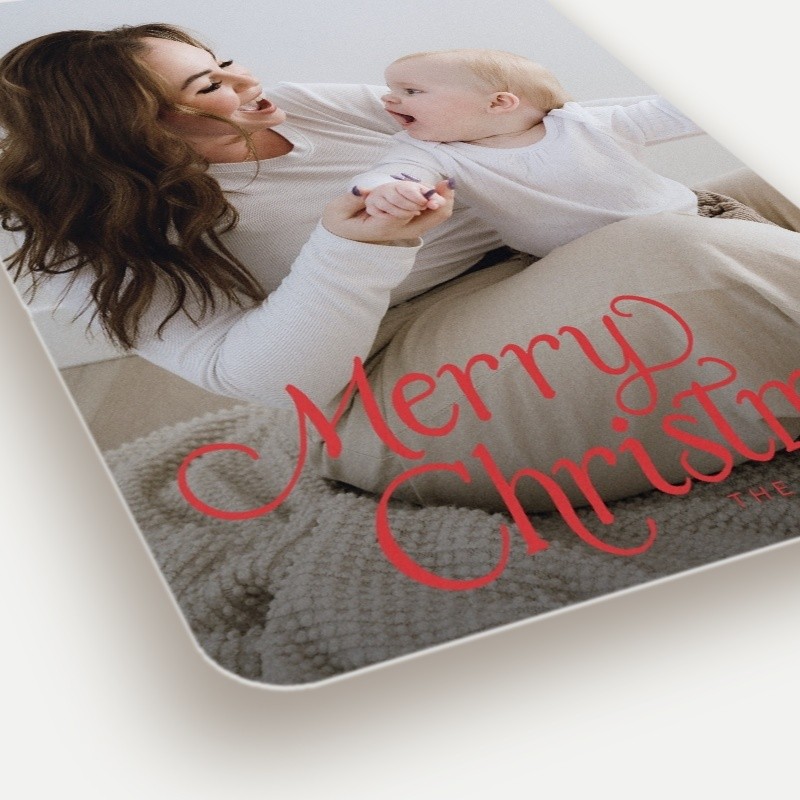 Swirled Merry Holiday Card
