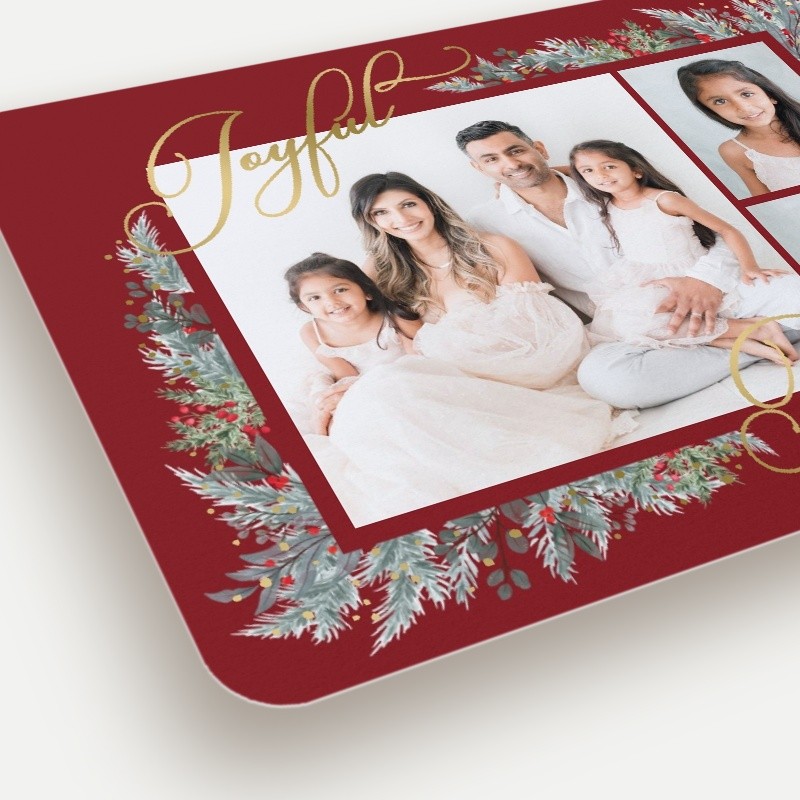 Wrapped Botanicals Holiday Card