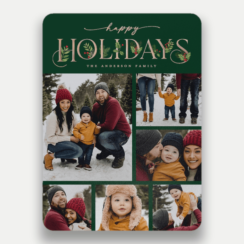 Classic Statement Holiday Card