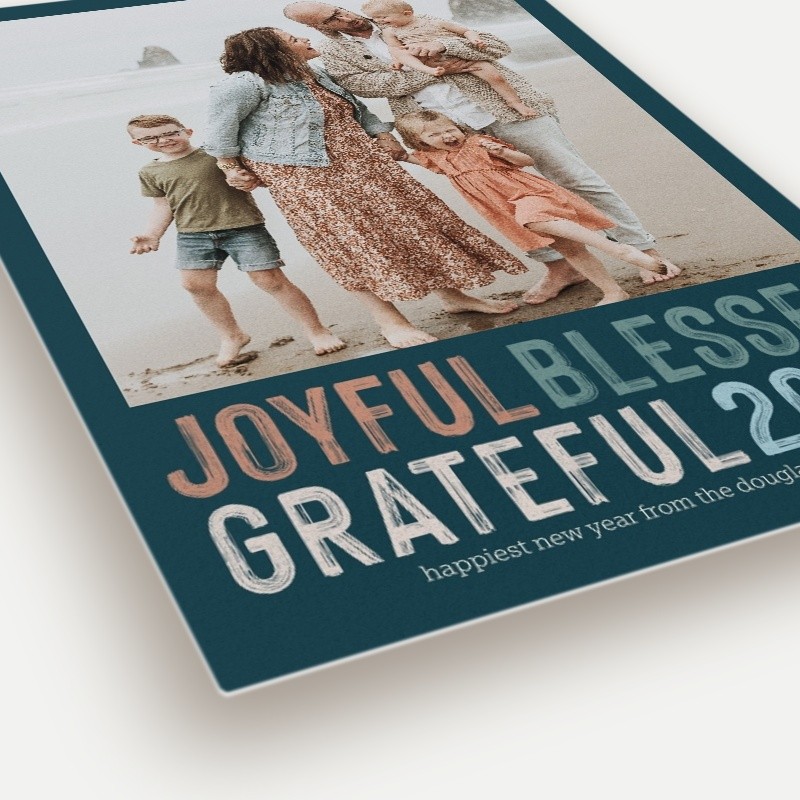 Generous Gratitude New Year's Card