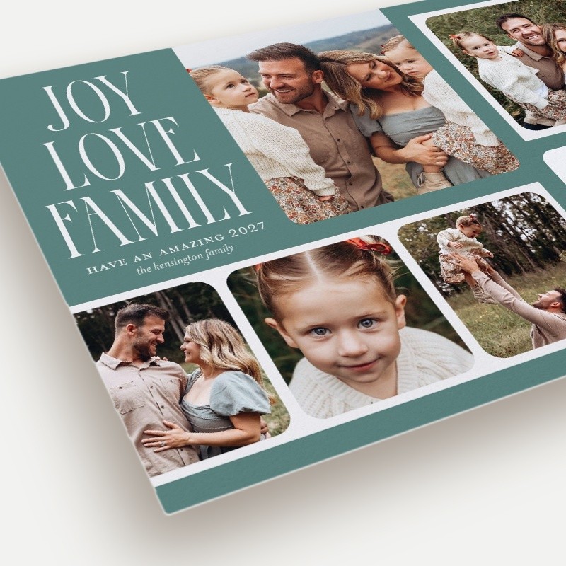 Modern Memories Holiday Card