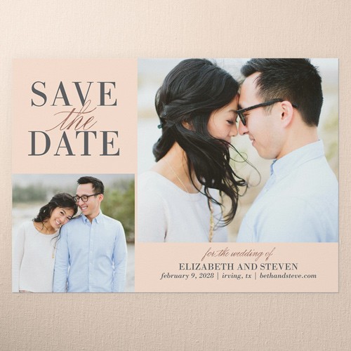 Pink Save The Date
