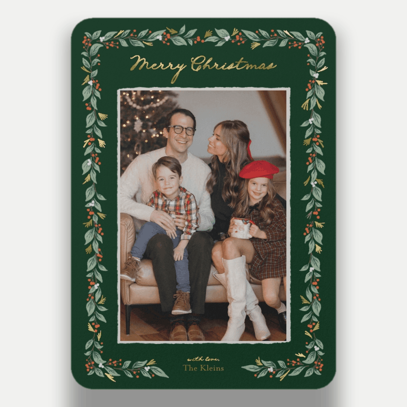 Botanical Frame Holiday Card