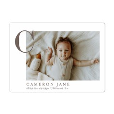 Simple Monogram Baby