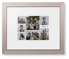 Rustic Picture Gallery Collage Of Seven