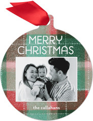 Textured Christmas Plaid