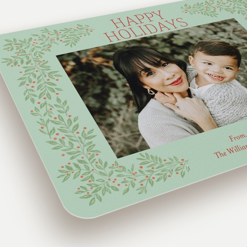 Arched Branches Holiday Card