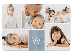 Watercolor Square Monogram