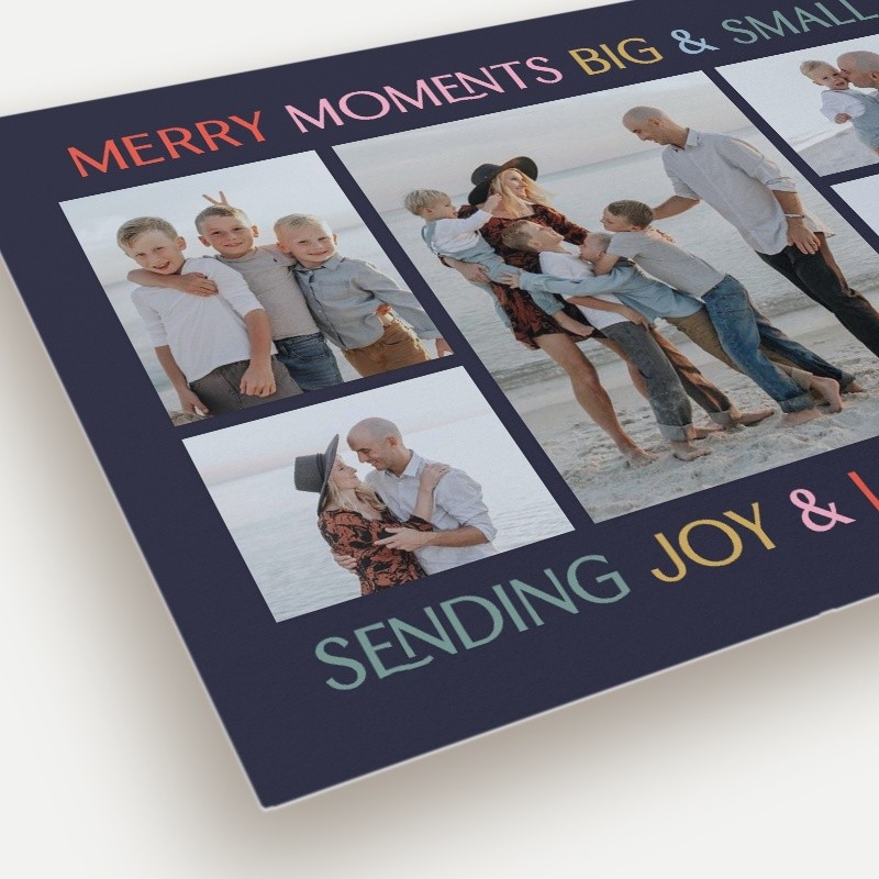 Cheerful Multi Christmas Card