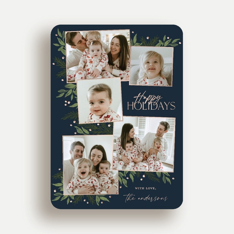 Blue Company Holiday Card