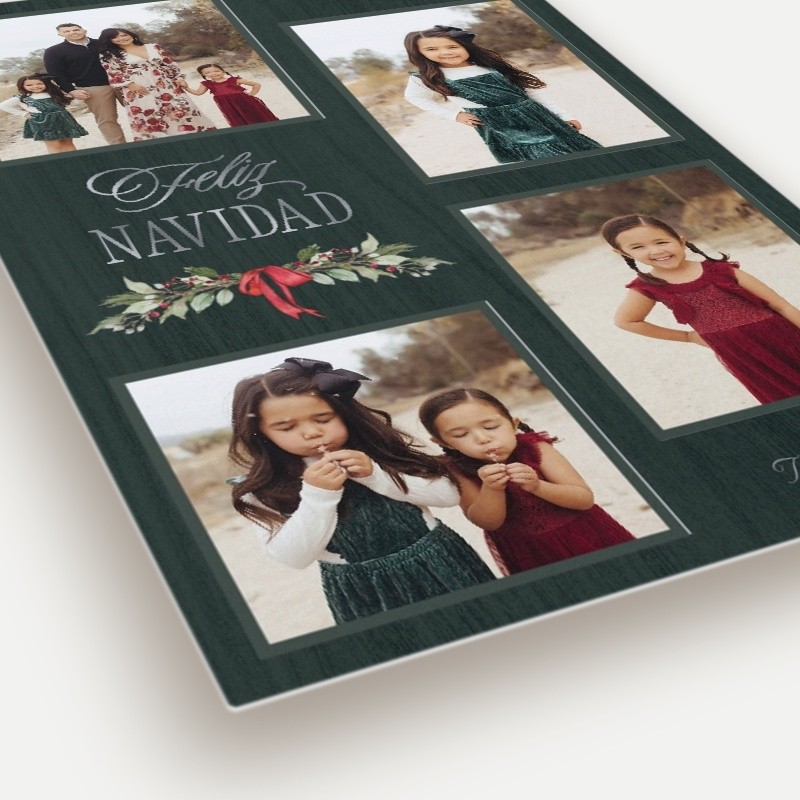 Holly Swag Holiday Card
