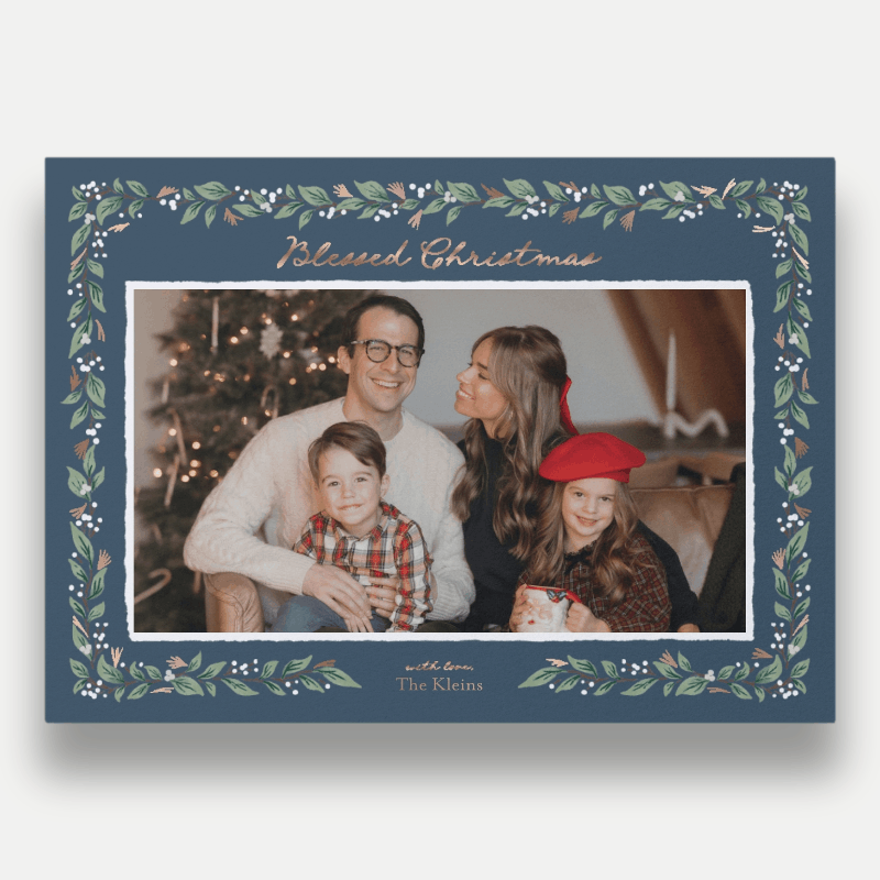 Botanical Frame Holiday Card