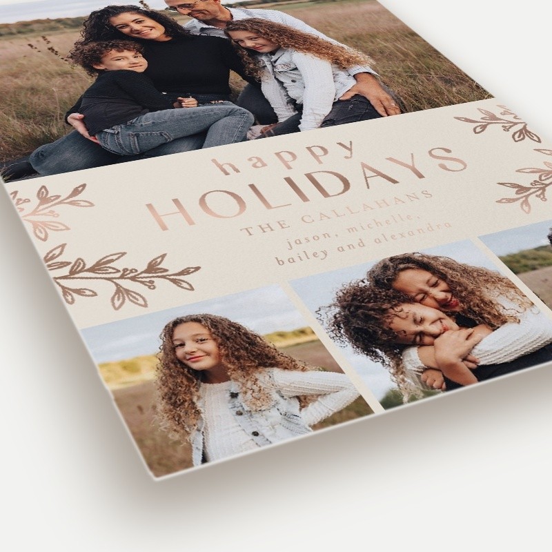 Foliage Frame Holiday Card