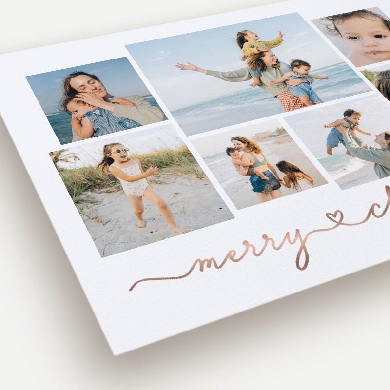 Script Joy Holiday Card