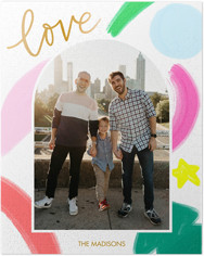 Colorful Love Brushstrokes