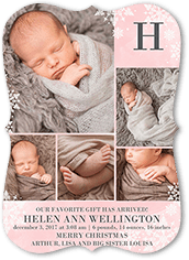 Wintry Monogram Girl