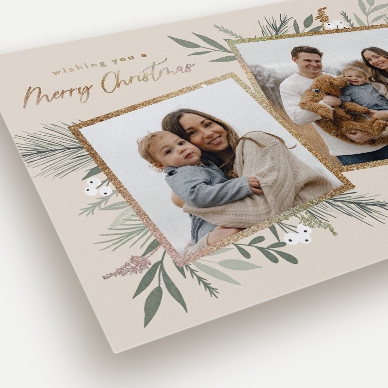 Elegant Botanicals Holiday Card