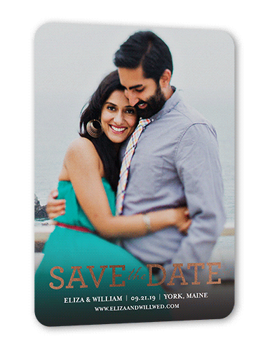 Focused On Forever Love 5x7 Foil Stamped