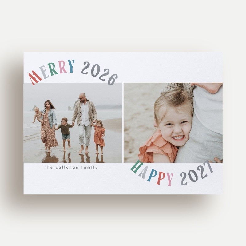 Playful Arch New Year's Card