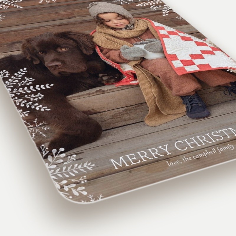 Snowflake Frame Holiday Card