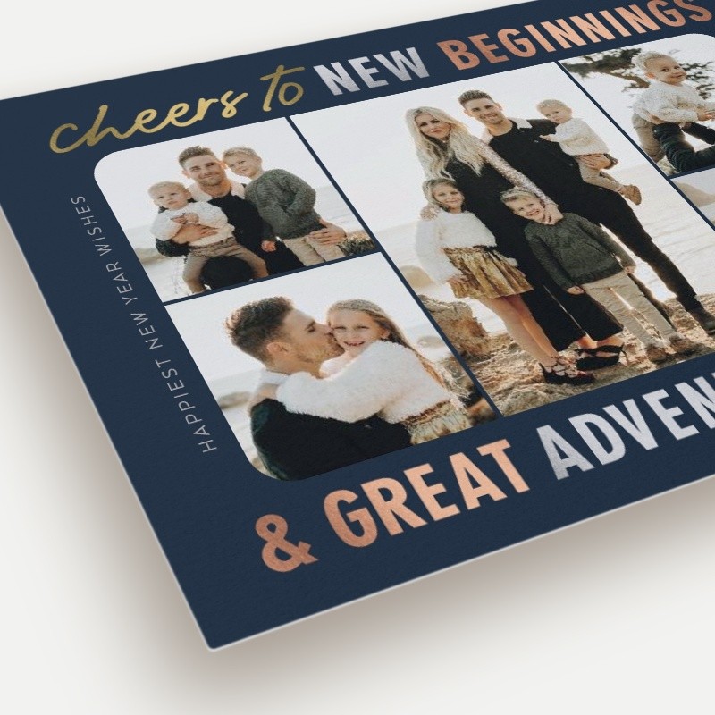 Ethereal Cheer New Year's Card