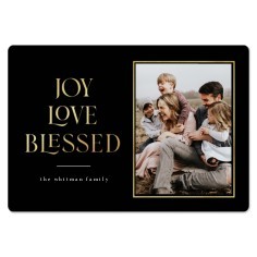 Gilded Joy Love Blessed