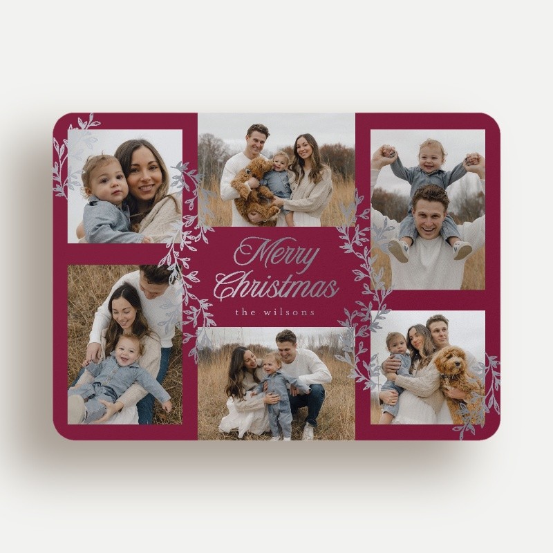 Painted Sprigs Holiday Card
