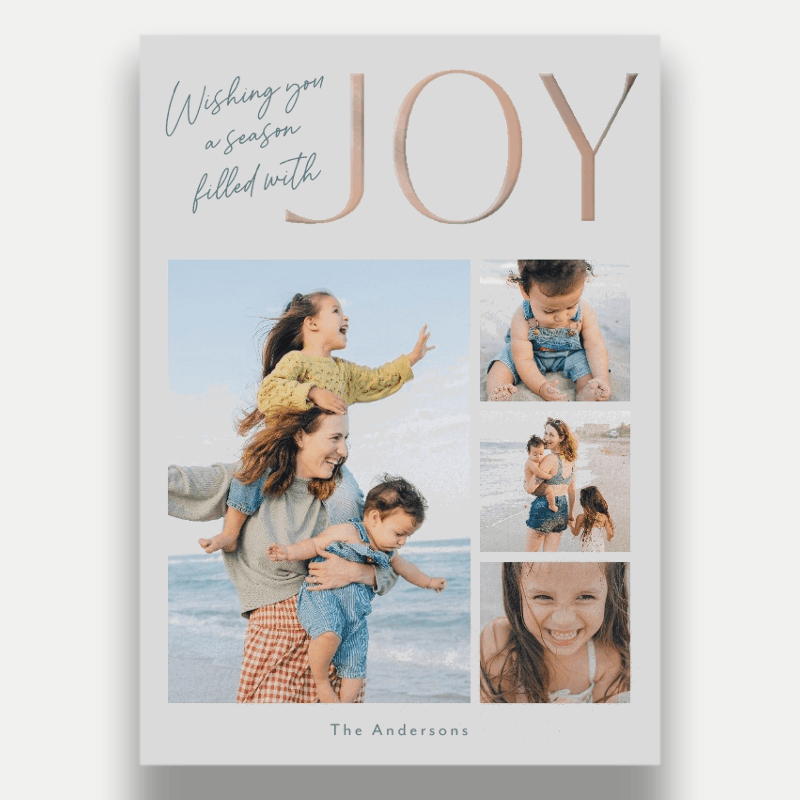 Wishing Joy Holiday Card
