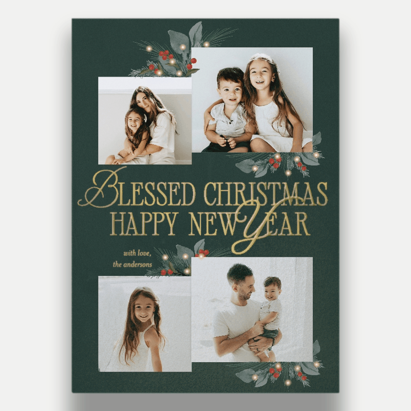 Botanical Sentiment Holiday Card