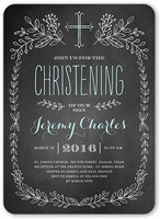 Chalkboard Christening Boy