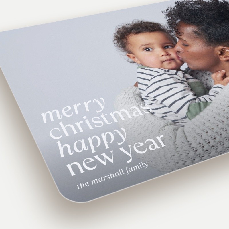 Overlay Script Holiday Card