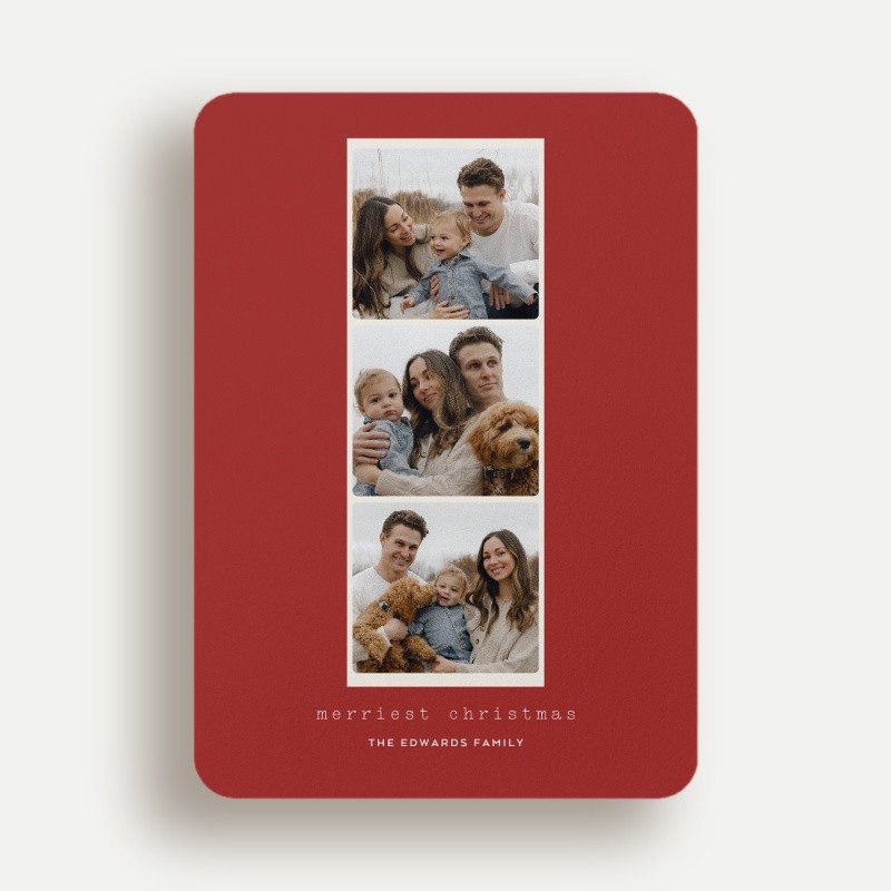 Modern Holiday Photo Card Sets