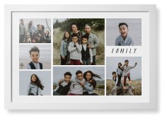 Rustic Picture Gallery Collage Of Seven