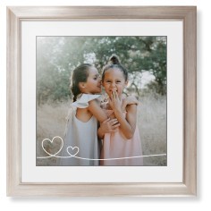 Double Heart Line Art