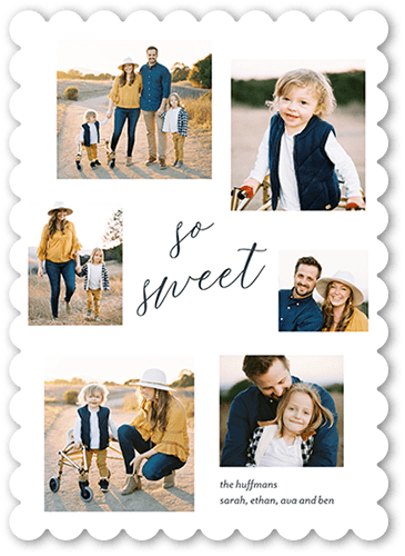 Sweet Gallery 5x7 White  Rosh Hashanah Card