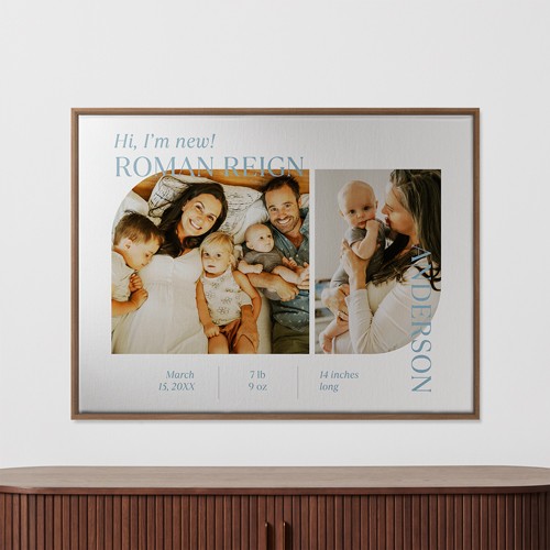 Favorite Infographic 30x40 White  Canvas Print