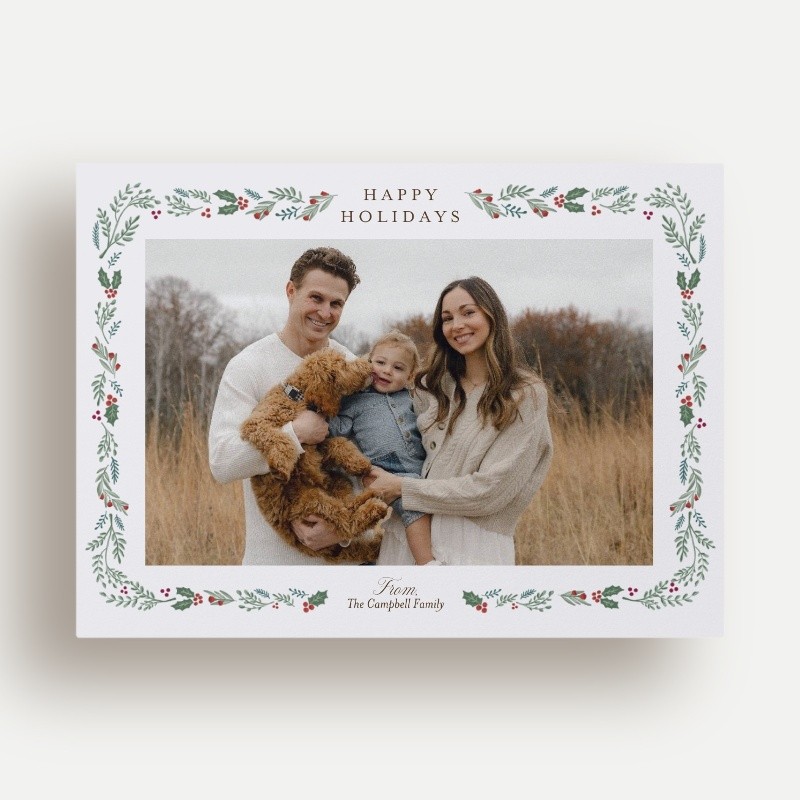 Painted Holly Frame