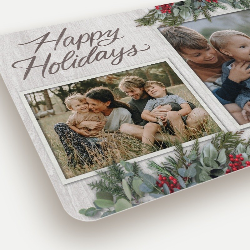 Pine Berry Holiday Card