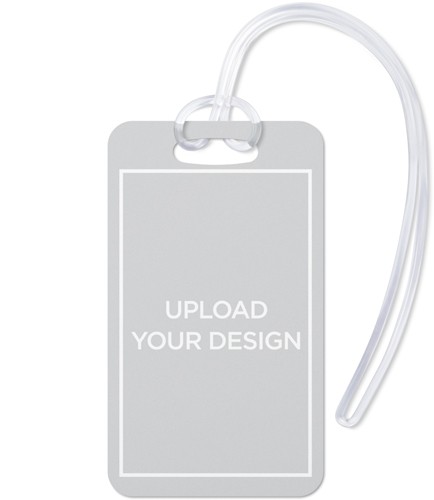 Upload Your Own Design 2x4 Multicolor  Luggage Tag