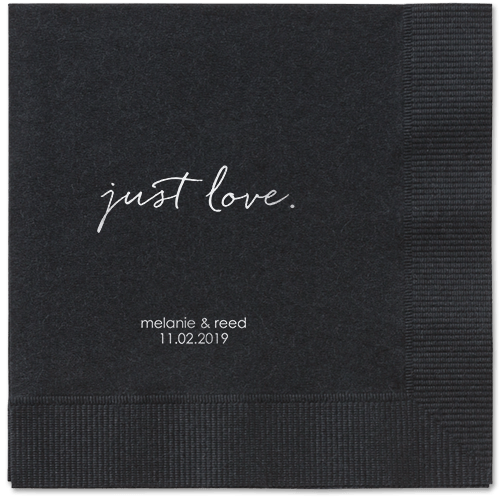 Custom Napkins For Vow Renewals