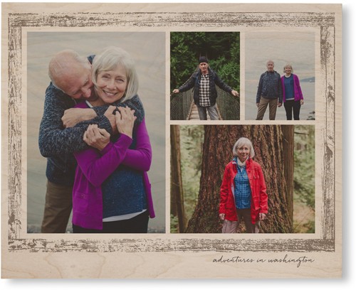 Brushed Border Collage Of Four