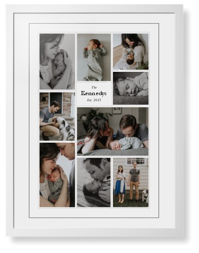 Modern Family Collage Portrait