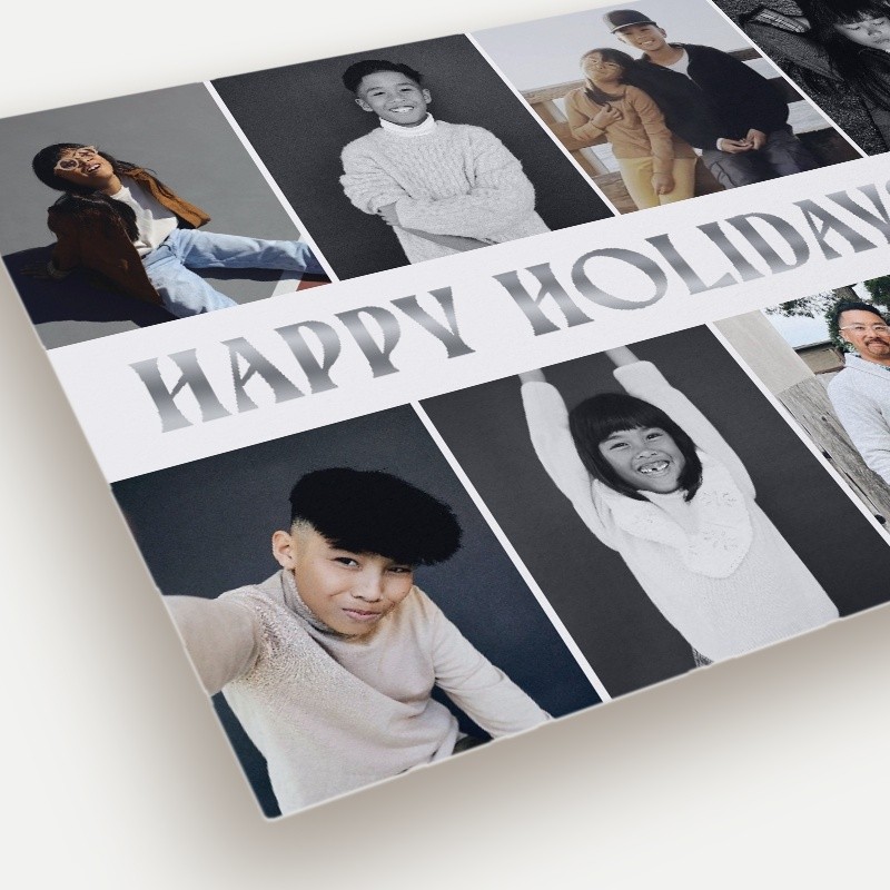 Bold Stack Holiday Card