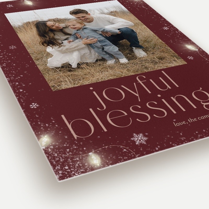 Twinkling Lights Holiday Card