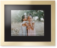 Double Heart Line Art