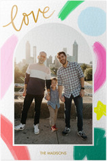 Colorful Love Brushstrokes