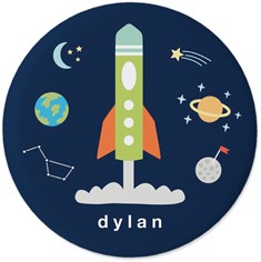 Moon and Stars Rocket