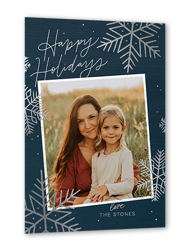 Rustic Foil Snowflakes