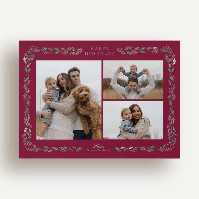 Painted Holly Frame