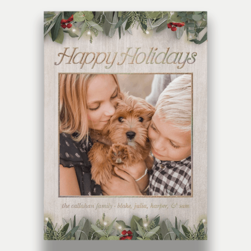 Botanical Trio Holiday Card